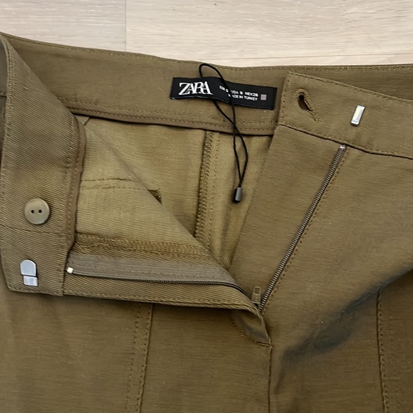 Zara Green Dress Pants (Size Small) - Picture 2 of 3